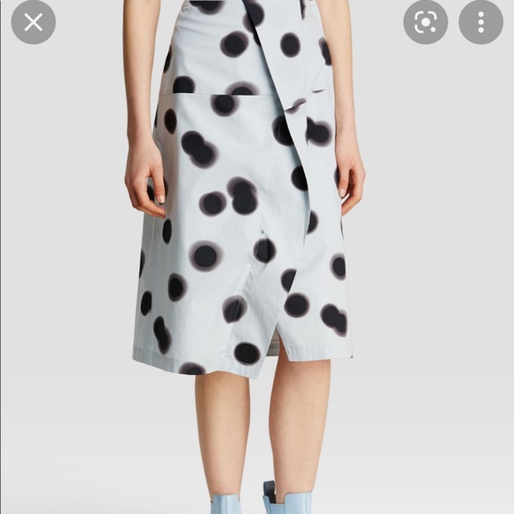 Marc Jacobs Misty polka dot unique pvc futurist skirt - Picture 1 of 13